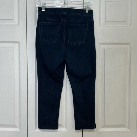 🤎 Spanx Jean-ish Leggings Cropped - Size Medium - Picture 3 of 6